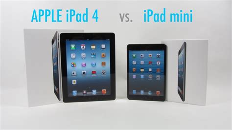 apple ipad   ipad mini comparison english youtube