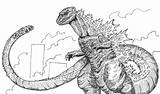 Mothra Godzilla sketch template