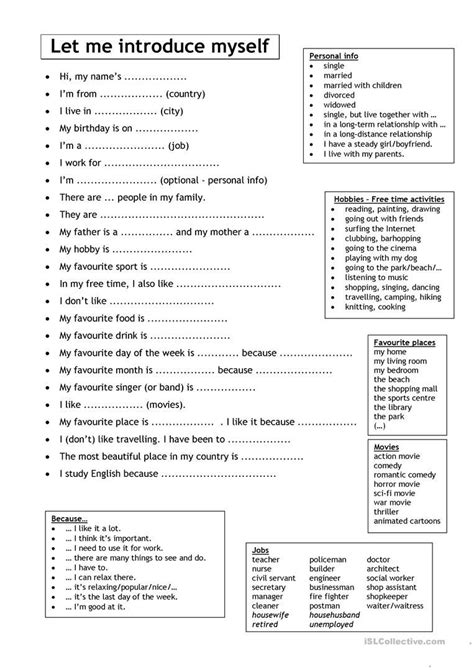 minute activity  worksheet  esl printable worksheets