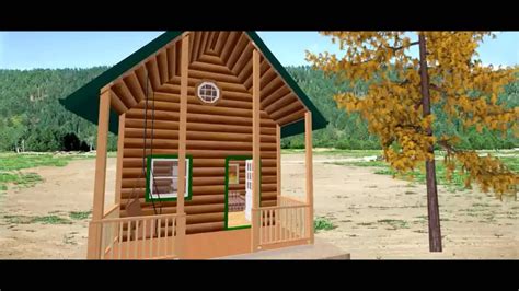 conestoga log cabin kit  heritage  model   br  ba  sqf youtube