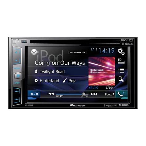 pioneer avh xbhs double din car stereo receiver