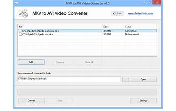 Free MKV to AVI Converter screenshot #4