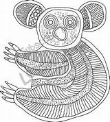 Aboriginal Animals Coloring Pages Colouring Dot Australian Kids Animal Painting Indigenous Templates Australia Printable Template Google Sketch Outline Dreamtime Colour sketch template