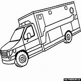 Ambulance Paramedic Emt Ambulancia Dessins Samu Ariel Colorier Thecolor Coloringhome Colorironline Ambulância Autres sketch template