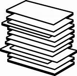 Paper Icon Stack Pulp sketch template