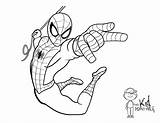 Hulk Spider Man Coloring Pages Vs Template sketch template