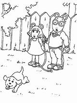 Arthur Coloring Pages Cartoons Coloringpagebook Advertisement Printable Friends sketch template