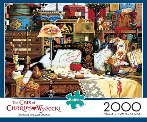 maggie the messmaker 2 000 piece puzzle for more than 40