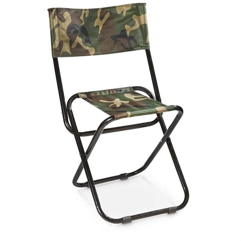 army folding pocket chair army military