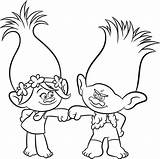 Trolls Coloring Pages Movie Poppy Bestcoloringpagesforkids Kids sketch template