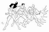 Justice League Coloring Pages Print Getcolorings Color sketch template