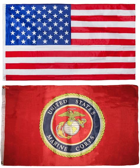 wholesale combo lot  usa american usmc marine corps red emblem flag  walmartcom