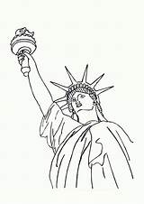 Coloring Liberty Statue Drawing Pages Kids Printable Template Outline Clipart Head Print Bestcoloringpagesforkids Clip Cliparts Book Directed Getdrawings Library Sketch sketch template