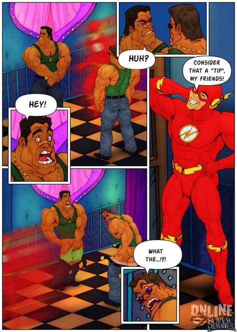 Flash In Bawdy House Justice League Online Superheroes