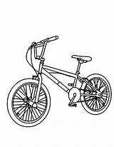Coloring Bike Bicycle Pages Bmx Colouring Motorbike Mountain Color Printable Print Getcolorings Kids Getdrawings Dirt Pag Colorings sketch template