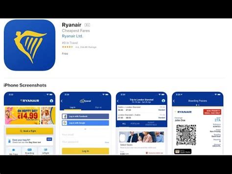 buy  ryanair ticket  mobile  youtube