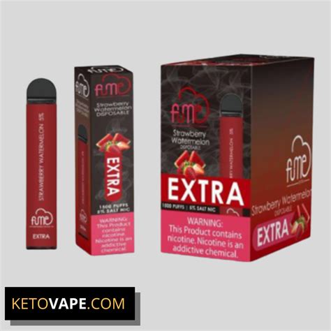 fume extra strawberry watermelon  puffs disposable vape