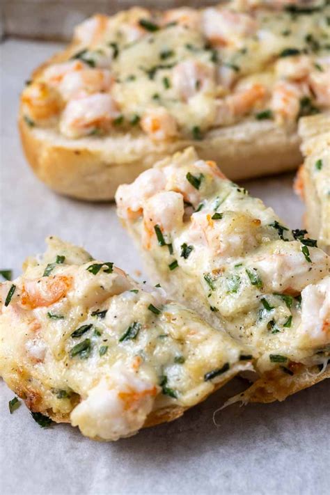 cheesy shrimp garlic bread zonas lazy recipes