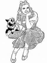 Oz Wizard Coloring Pages Dorothy Printable Color Getcolorings Print Getdrawings sketch template
