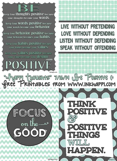 positive quotes  thoughts  printables inkhappi positive