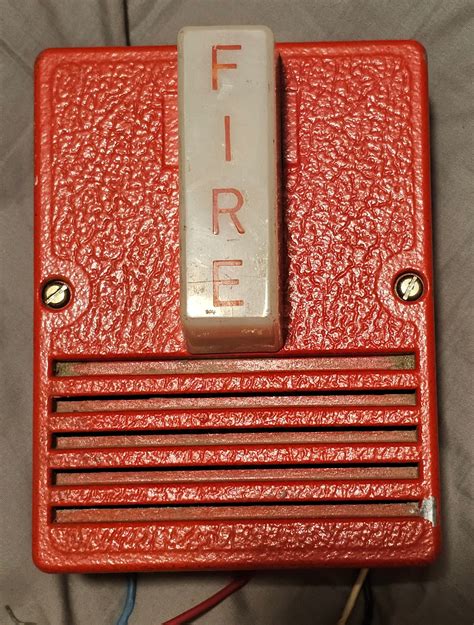 rare chime strobe fire alarm general discussion  fire panel forums