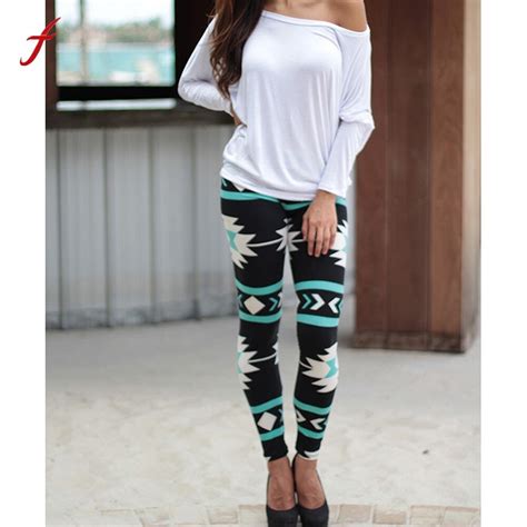 Feitong Brand Sex High Waist Stretched Pants Clothes