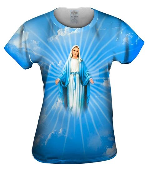 Blessed Virgin Mary Womens Tops Womens Top T Shirts For Women