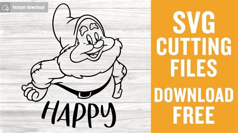 happy svg  cutting files  cricut instant  youtube