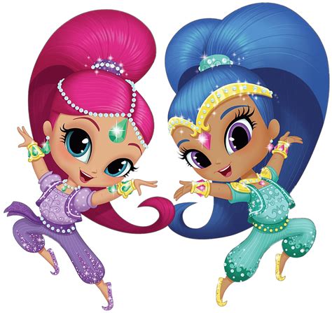 shimmer  shine bailando png transparente stickpng