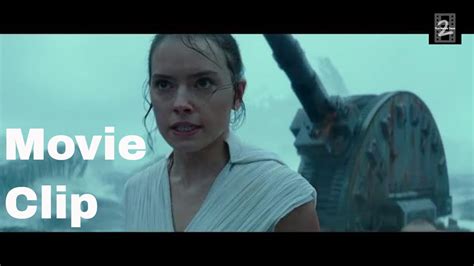 rey vs kylo ren fight scene star wars rise of skywalker movie clip