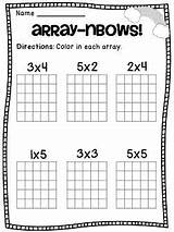 Worksheets Arrays Grade Array Multiplication Math Worksheet 3rd Teaching Printable 2nd Color Second Where 4th Third Pack Problems Activities Students sketch template