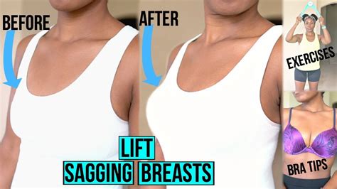 how to lift sagging breasts fast and naturally at home exercises that