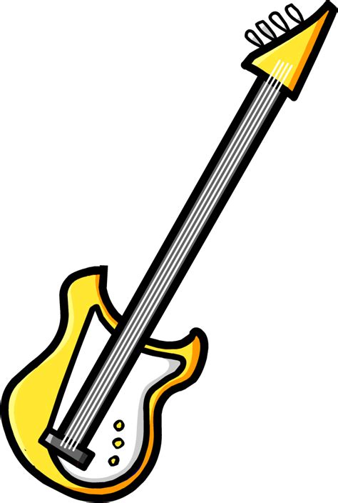 Yellow Bass Guitar Club Penguin Wiki Fandom