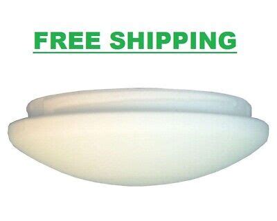 frosted white windward iv ceiling fan glass bowl light cover