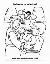 Joseph Coloring Pages Brothers His Bible Forgives Kids David Jonathan Food Preschool School Sunday Family Activities Sheet Shares Crafts Clipart sketch template