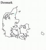Denmark Map Coloring Printable Blank Outline Template Japan Popular Library Clipart Pauls Coloringhome Journeys sketch template