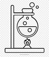 Bunsen Burner Clipart Coloring Line Pinclipart sketch template