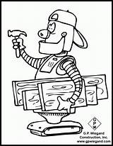 Coloring Pages Worker Construction Comments sketch template