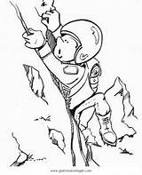 Bergsteiger Alpinista Pfadfinder Scouts Malvorlage Colorare Verschiedene Sportarten Ausmalen Gratismalvorlagen sketch template