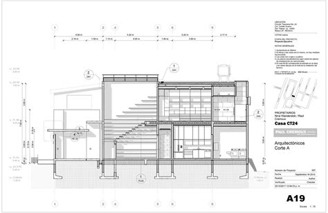 technical drawing layout
