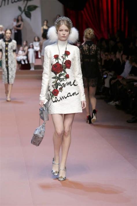 Dolce And Gabbana Fall 2015 Motherly Dress Eternal Style Fashion Gone