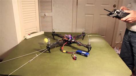custom quadcopter    tie  test youtube