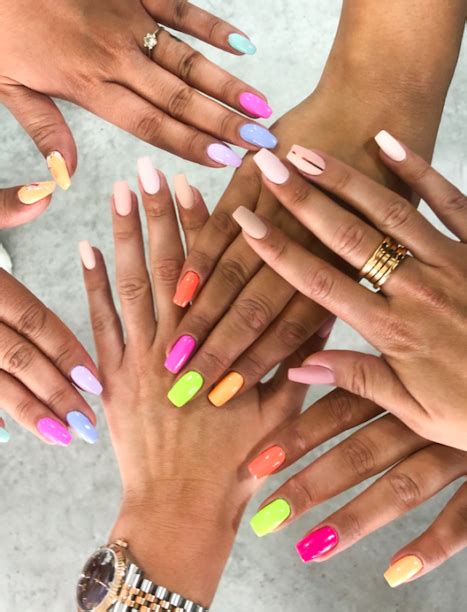 rainbow nails   latest   manicure  pastel shades