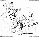 Stomping Businessman Screaming Furious Toonaday Royalty Outline Illustration Cartoon Rf Clip 2021 sketch template
