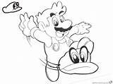 Mario Odyssey Super Coloring Pages Printable Retro Style Color Template Friends Print sketch template
