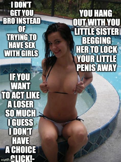 bizarre little sister chastity captions ii low quality porn pic biz