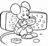 Cheese Coloring Chuck Pages Mouse Kids Getcolorings Printable Colo sketch template
