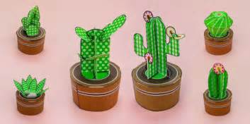 cactus printable  template papercraft    etsy