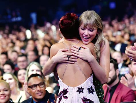 halsey and taylor swift at the 2019 american music awards best