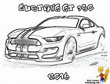 Mustangs Colouring Voiture Fierce Supercars Shelby Zeichnen sketch template